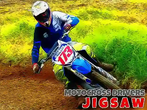 لعبة Motocross Drivers Jigsaw على الانترنت