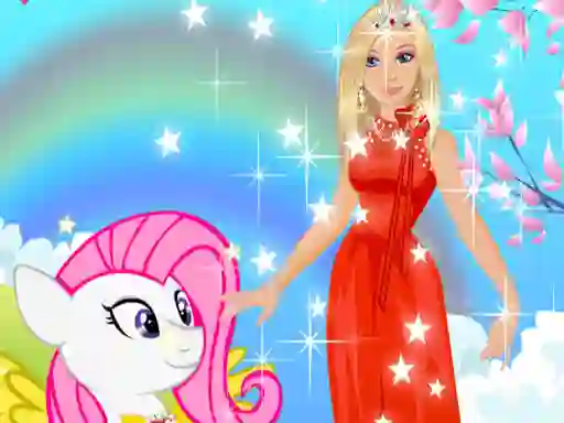لعبة Barbie and Pony Dressup على الانترنت