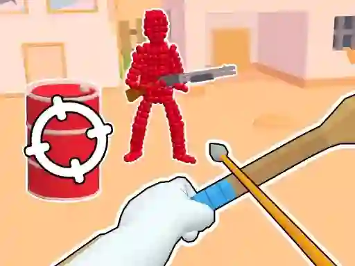 لعبة Stickman Archer: Shooting Arrows at Reds على الانترنت