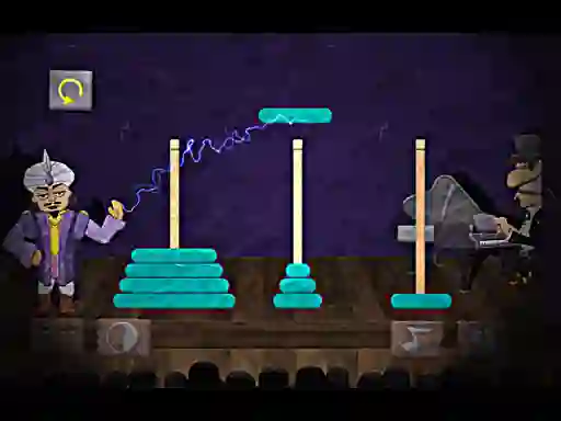 لعبة Logical Theatre Tower of Hanoi على الانترنت