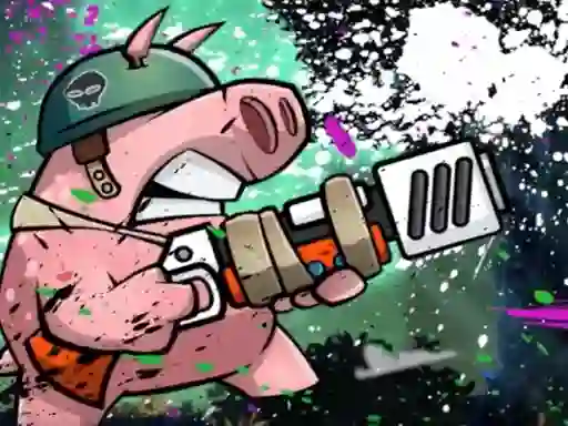 لعبة Piggy Soldier Super Adventure على الانترنت