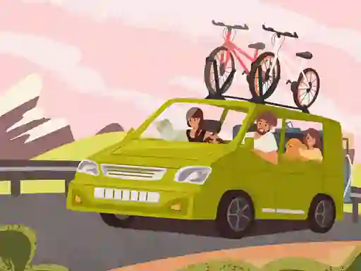 لعبة Family Travelling Jigsaw على الانترنت