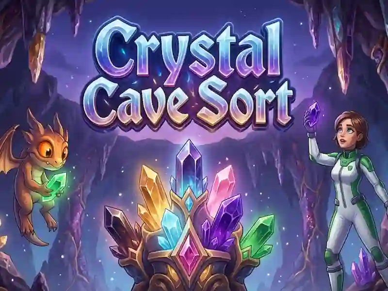 لعبة Crystal Cave Sort على الانترنت