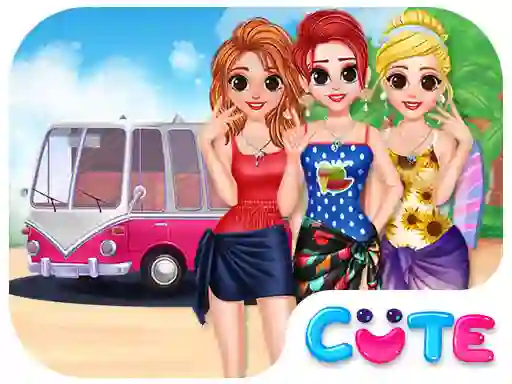 لعبة Besties Summer Vacation على الانترنت
