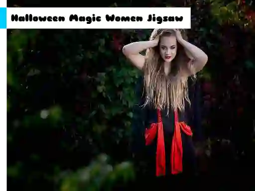 لعبة Halloween Magic Women Jigsaw على الانترنت
