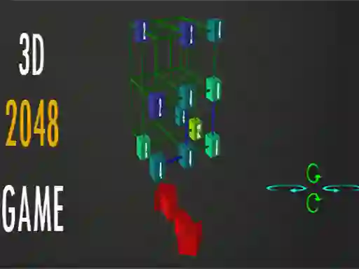 لعبة 2048 - 3D على الانترنت