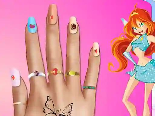 لعبة Winx Nail Makeover على الانترنت