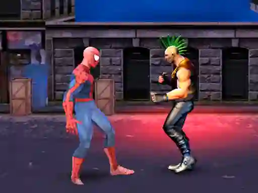 لعبة Spiderman: Street Fighter على الانترنت