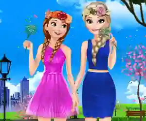 لعبة Sisters Spring Day على الانترنت