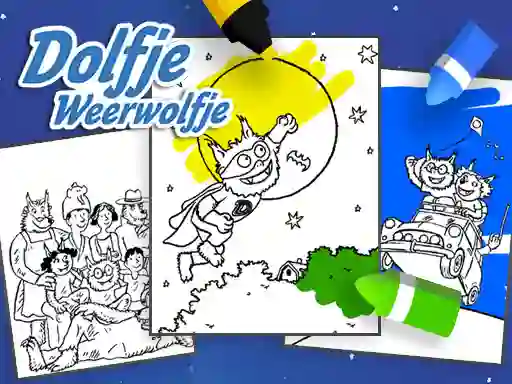 لعبة Coloring Alfie The Werewolf على الانترنت