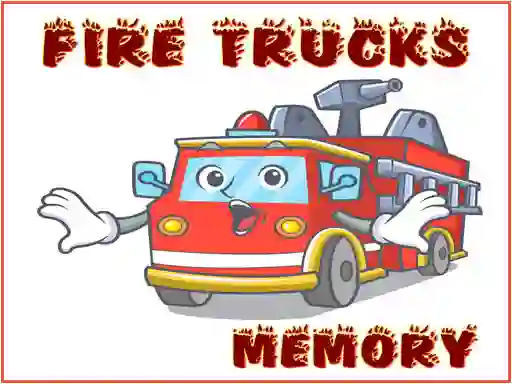 لعبة Fire Trucks Memory على الانترنت