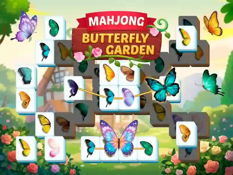 لعبة Mahjong Butterfly Garden على الانترنت