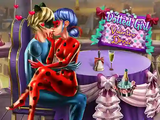 لعبة Dotted Girl Valentine Dinner على الانترنت