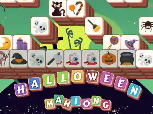 لعبة Halloween Mahjong Tiles على الانترنت