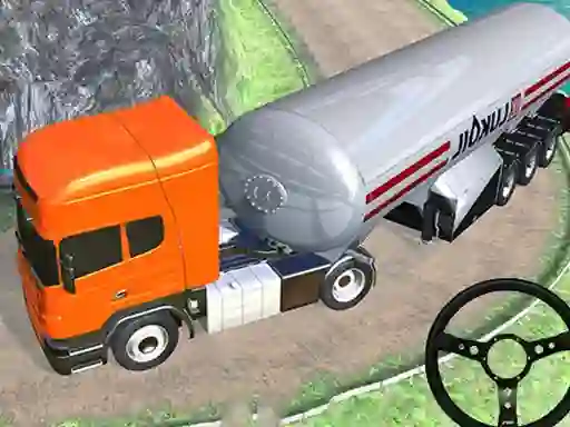 لعبة Off road oil tanker transport truck على الانترنت