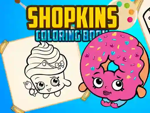 لعبة Shopkins Coloring Book على الانترنت