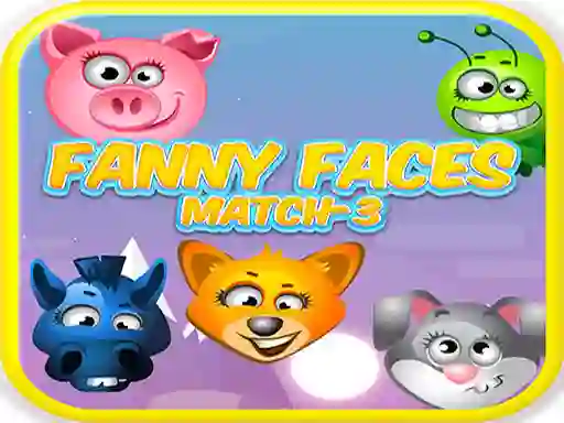 لعبة Funny Faces Match-3 على الانترنت