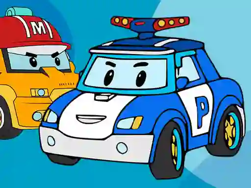 لعبة Robocar Coloring Book على الانترنت