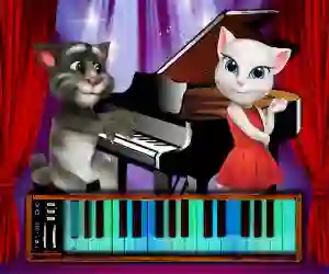 لعبة Talking Tom Piano Time على الانترنت