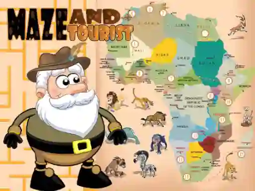 لعبة Maze and Tourist على الانترنت