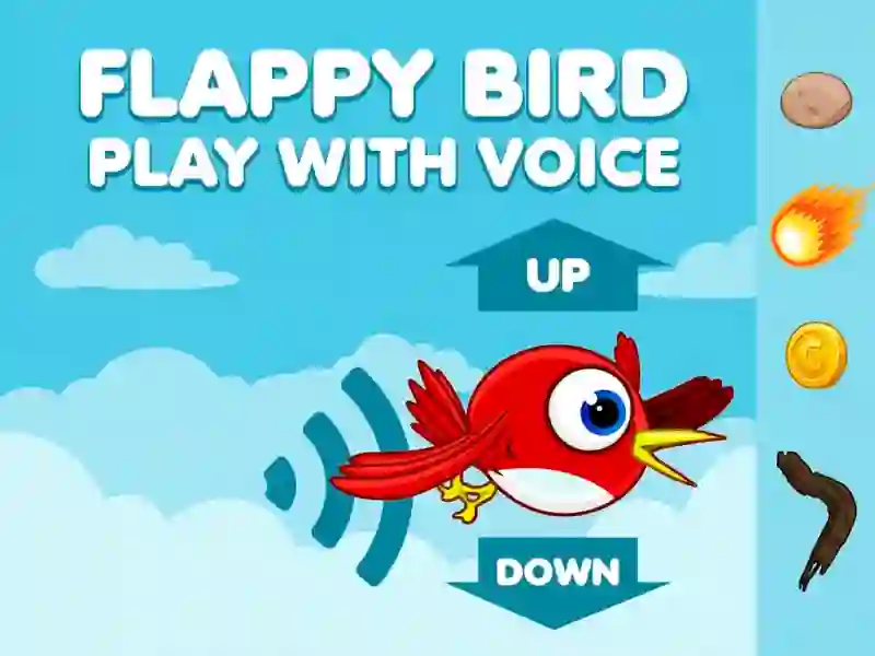 لعبة Flappy Bird Play with Voice على الانترنت