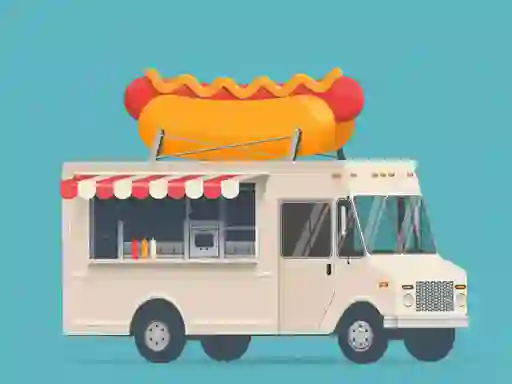 لعبة Food Trucks Jigsaw على الانترنت