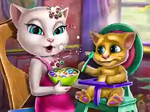 لعبة Angela Toddler Feed على الانترنت