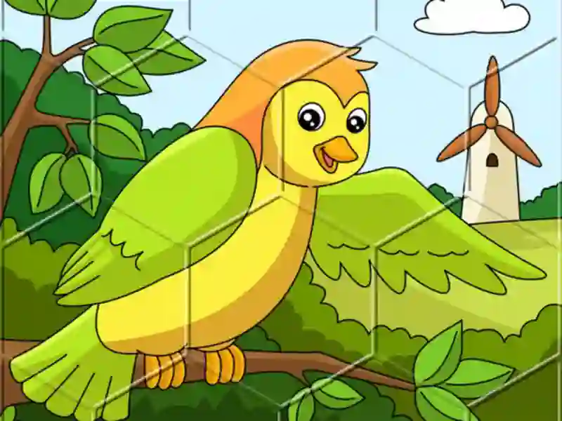لعبة Birds Hex Jigsaw على الانترنت