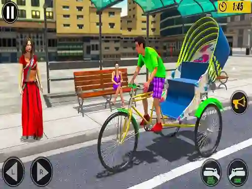 لعبة Bicycle Tuk Tuk Aauto Rickshaw New Driving على الانترنت