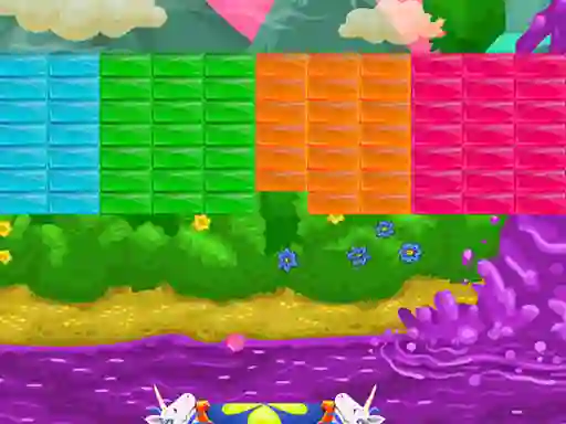لعبة Brick Breaker Unicorn على الانترنت