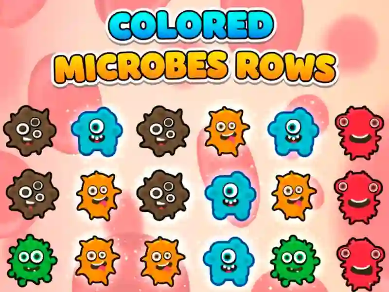 لعبة Colored Microbes Rows على الانترنت