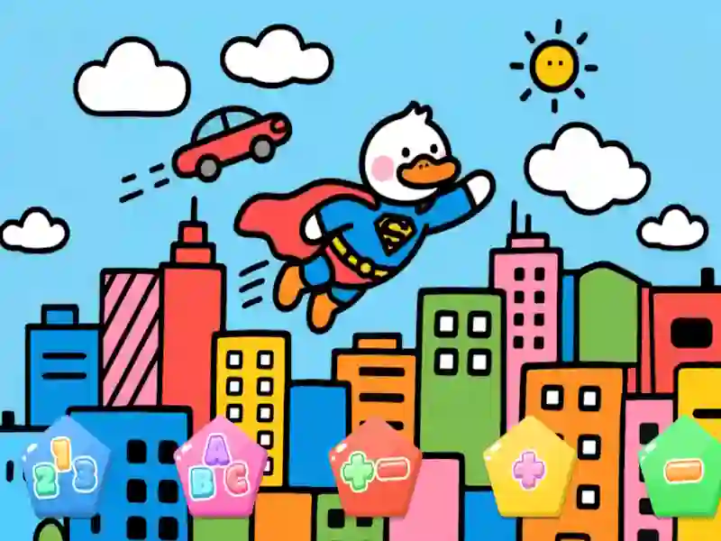 لعبة Color By Code Super Duck على الانترنت