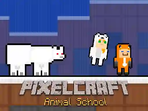 لعبة PixelCraft Animal School على الانترنت