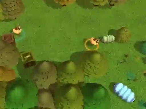 لعبة Worms Combat Coop على الانترنت