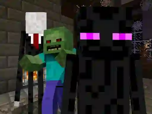لعبة Mineworld Horror على الانترنت