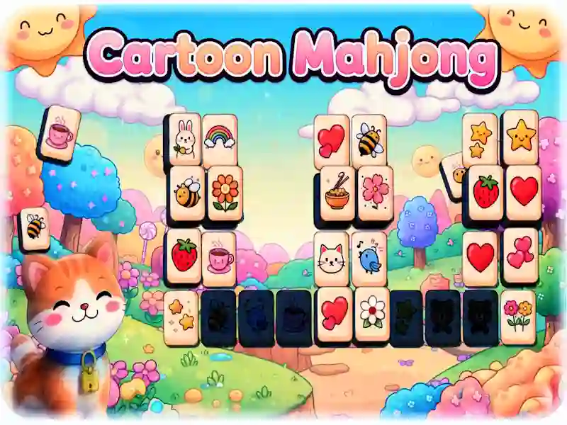 لعبة Cartoon Mahjong على الانترنت