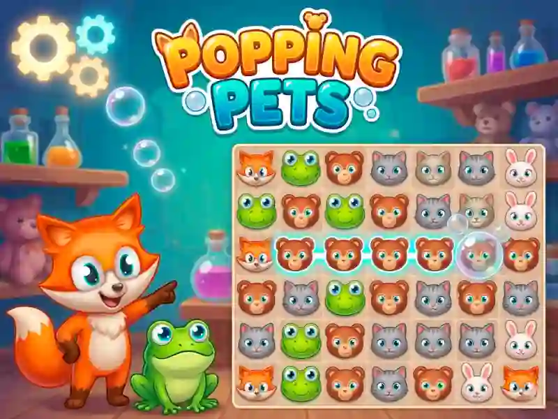 لعبة Popping Pets على الانترنت