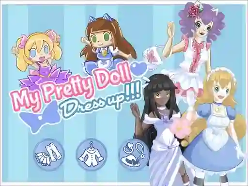 لعبة My pretty doll : Dress up على الانترنت