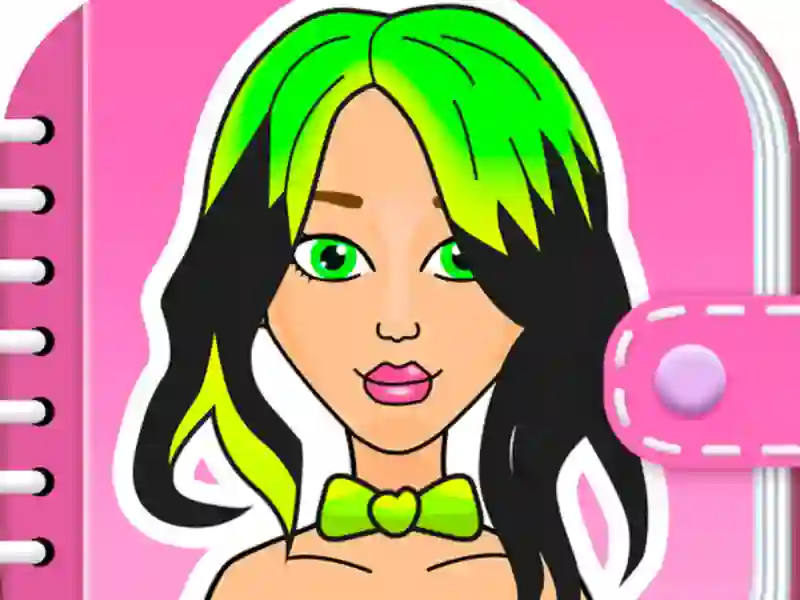 لعبة DIY Paper Doll على الانترنت