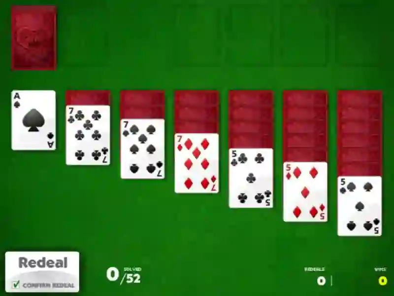 لعبة Solitaire على الانترنت