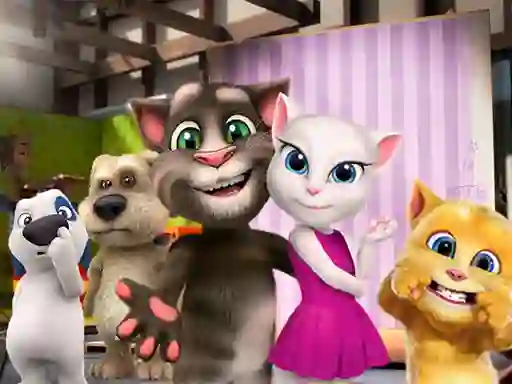 لعبة GF Talking Tom Jigsaw Puzzle على الانترنت