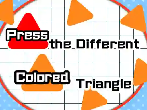 لعبة Press The Different Colored Triangle على الانترنت