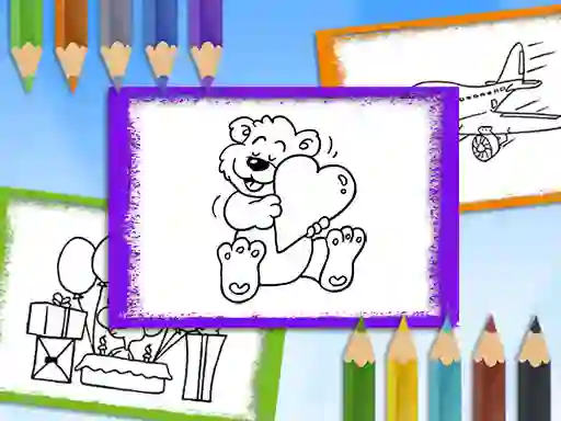 لعبة Cartoon Coloring Book على الانترنت