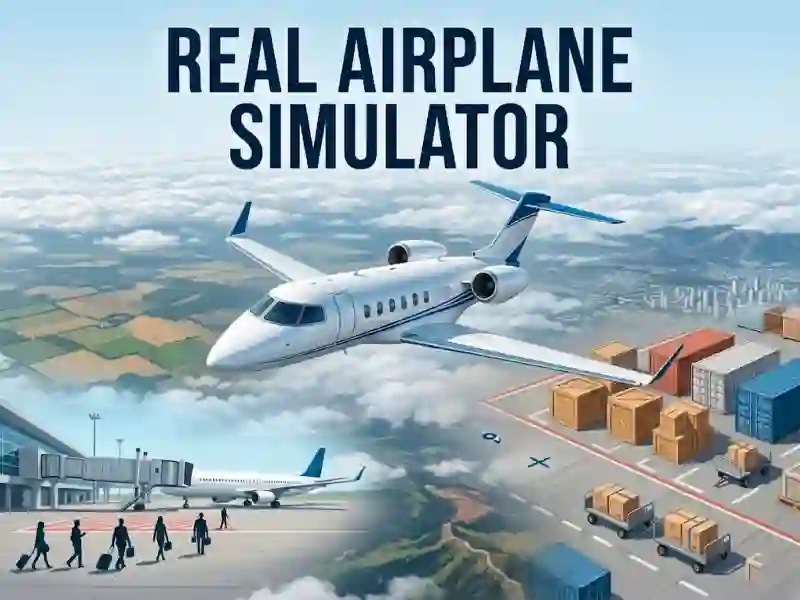 لعبة Real Airplane Simulator على الانترنت