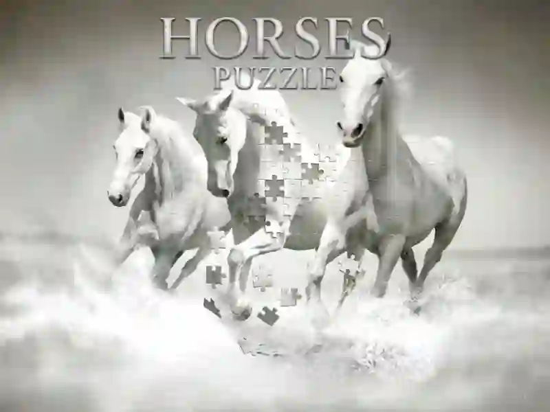 لعبة Horses Puzzle على الانترنت