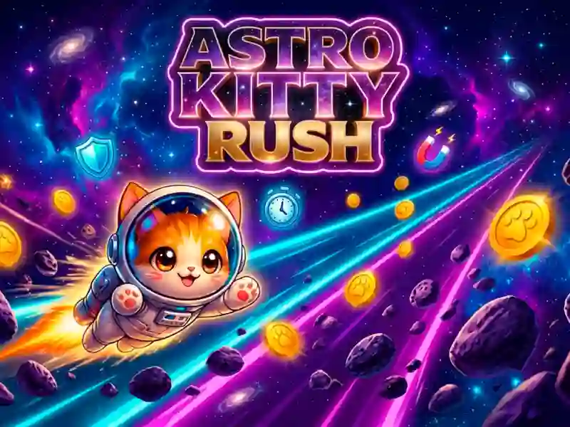 لعبة Astro Kitty Rush على الانترنت