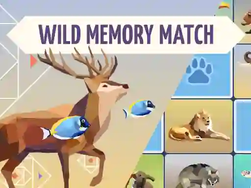 لعبة Wild Memory Match على الانترنت