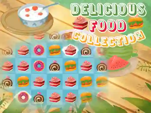 لعبة Delicious Food Collection على الانترنت