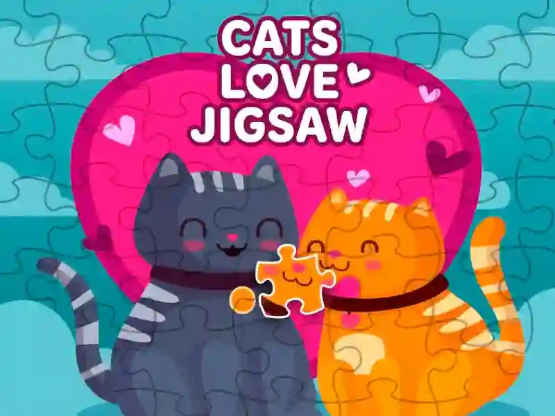 لعبة Cats love jigsaw على الانترنت