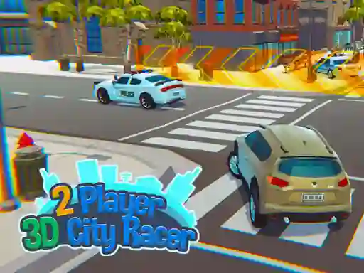 لعبة 2 Player 3D City Racer على الانترنت